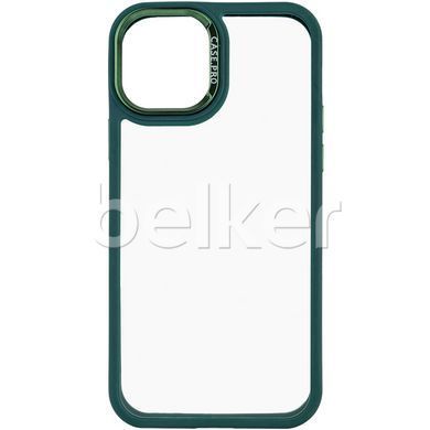 Чехол для iPhone 15 Pro Max Casepro Metall bezel Зелёный смотреть фото | belker.com.ua
