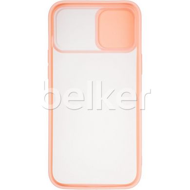 Чехол для iPhone 12 Pro Max Gelius Slide Camera Case Персиковый смотреть фото | belker.com.ua
