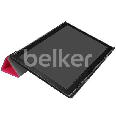 Чехол для Lenovo Tab 4 10 x304 Moko кожаный Малиновый смотреть фото | belker.com.ua
