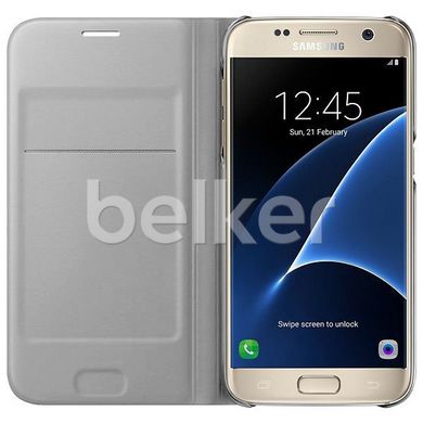 Чехол книжка для Samsung Galaxy S7 G930 Flip Wallet Cover Копия Белый смотреть фото | belker.com.ua