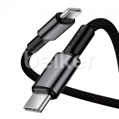 Кабель USB-C на USB-C Baseus High Density Braided 100W (CATGD-A01) 2 метра