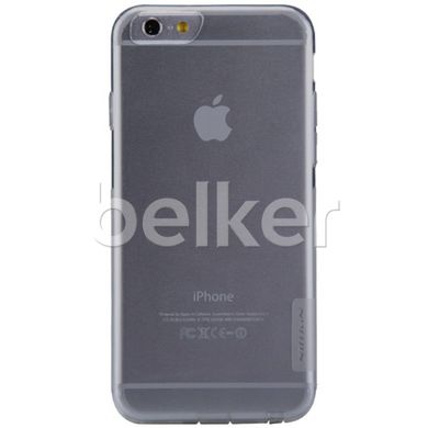 Силиконовый чехол для iPhone 6s Nillkin Nature TPU Тёмно-серый смотреть фото | belker.com.ua
