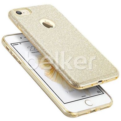 Силиконовый чехол для iPhone 7 Remax Glitter Silicon Золотой смотреть фото | belker.com.ua
