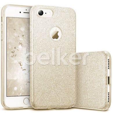 Силиконовый чехол для iPhone 7 Remax Glitter Silicon Золотой смотреть фото | belker.com.ua