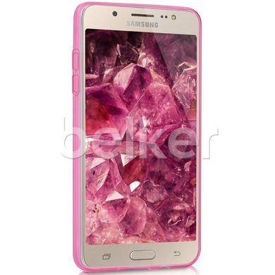 Силиконовый чехол для Samsung Galaxy J5 2016 J510 Remax незаметный  Розовый смотреть фото | belker.com.ua