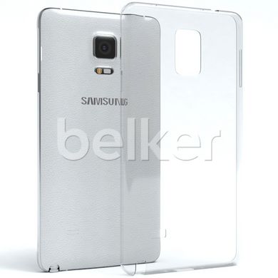 Силиконовый чехол для Samsung Galaxy Note 4 N910 Remax незаметный Прозрачный смотреть фото | belker.com.ua