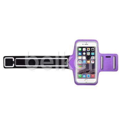 Спортивный чехол на руку для iPhone 8 Plus/7 Plus/6s Plus/6 Plus/Xr/Xs Belkin ArmBand Фиолетовый