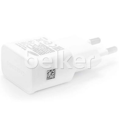 Зарядное устройство Samsung EP-TA50 с кабелем microUSB Белое