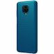 Чехол для Xiaomi Redmi Note 9 Pro Nillkin Frosted shield Темно-синий в магазине belker.com.ua