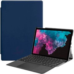 Чехол для Microsoft Surface Pro 7 12.3 2019 Moko кожаный Синий смотреть фото | belker.com.ua