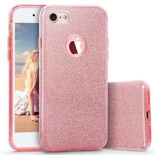 Силиконовый чехол для iPhone 7 Remax Glitter Silicon Розовое золото смотреть фото | belker.com.ua