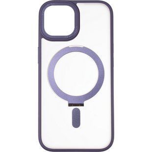Чехол для iPhone 15 MagSafe Stand Фиолетовый смотреть фото | belker.com.ua