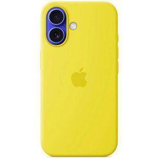 Чехол для iPhone 16 Silicone Case (replica) Желтый