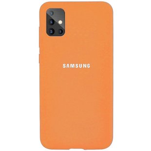 Оригинальный чехол для Samsung Galaxy A51 (A515) Soft Case Оранжевый смотреть фото | belker.com.ua