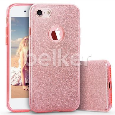 Силиконовый чехол для iPhone 7 Remax Glitter Silicon Розовое золото смотреть фото | belker.com.ua