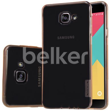 Силиконовый чехол для Samsung Galaxy A7 2016 A710 Nillkin Nature TPU Золотой смотреть фото | belker.com.ua