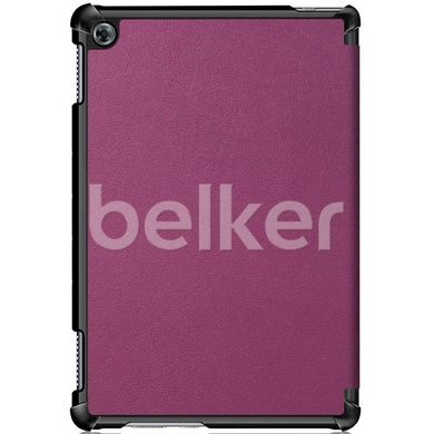 Чехол для Huawei MediaPad M5 Lite 10.1 Moko кожаный Фиолетовый смотреть фото | belker.com.ua