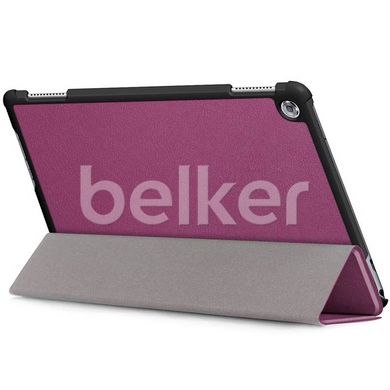 Чехол для Huawei MediaPad M5 Lite 10.1 Moko кожаный Фиолетовый смотреть фото | belker.com.ua
