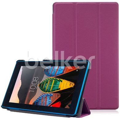 Чехол для Lenovo Tab 3 7.0 710 Moko кожаный Фиолетовый смотреть фото | belker.com.ua