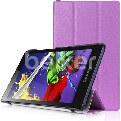 Чехол для Lenovo Tab 3 8.0 850 Moko кожаный Фиолетовый смотреть фото | belker.com.ua