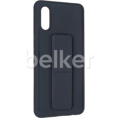 Чехол для Samsung Galaxy A02 (A022) Tourmaline Case с подставкой Темно-синий смотреть фото | belker.com.ua