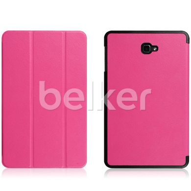Чехол для Samsung Galaxy Tab A 10.1 T580, T585 Moko кожаный Малиновый смотреть фото | belker.com.ua