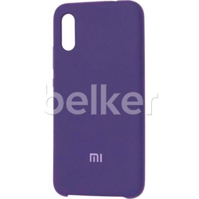 Оригинальный чехол для Xiaomi Redmi 7a Silicone Case Сиреневый смотреть фото | belker.com.ua