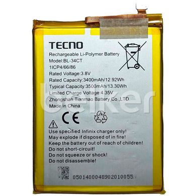Оригинальный аккумулятор для Tecno Camon 11S (BL-34CT) 3500 mAh