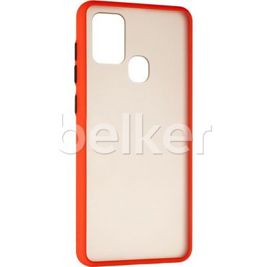 Противоударный чехол для Samsung Galaxy A21s (A217) LikGus Красный смотреть фото | belker.com.ua