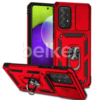 Противоударный чехол для Samsung Galaxy A73 (A736) Camera Shield Красный