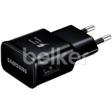 Зарядное устройство Samsung Fast Charge с кабелем micro USB Черное