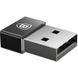 Адаптер Baseus Exquisite USB на Type-C (CATJQ-A01) Черный в магазине belker.com.ua