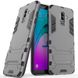 Противоударный чехол для Samsung Galaxy J8 2018 (J810) Honor Hard Defence Тёмно-серый в магазине belker.com.ua