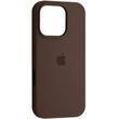 Чехол для iPhone 16 Pro Max Silicone Case (replica) Коричневый