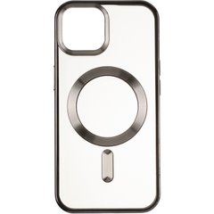Чехол для iPhone 15 MagSafe Stand frame Черный