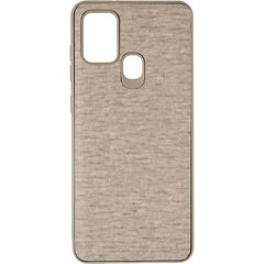Чехол для Samsung Galaxy A21s (A217) Gelius Canvas Case Серый смотреть фото | belker.com.ua