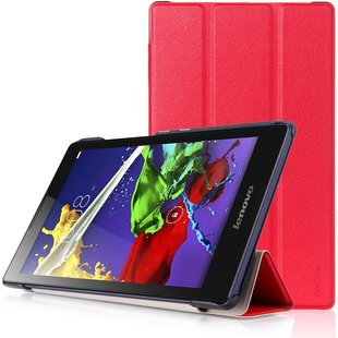 Чехол для Lenovo Tab 3 8.0 850 Moko кожаный Красный смотреть фото | belker.com.ua