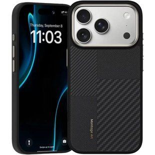 Карбоновый чехол для iPhone 18 Pro Max Benks Armor Air Montage with Kevlar Черный