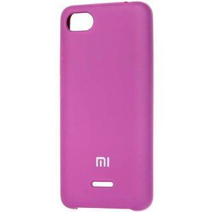 Оригинальный чехол для Xiaomi Redmi 6A Silicone Case Фиолетовый смотреть фото | belker.com.ua