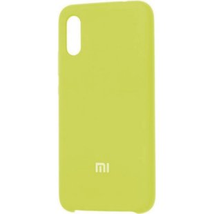 Оригинальный чехол для Xiaomi Redmi 7a Silicone Case Салатовый смотреть фото | belker.com.ua