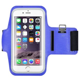 Спортивный чехол на руку для iPhone 8 Plus/7 Plus/6s Plus/6 Plus/Xr/Xs Belkin ArmBand Синий