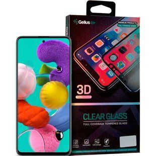 Защитное стекло для Samsung Galaxy A71 (A715) Gelius Pro 3D Черный смотреть фото | belker.com.ua