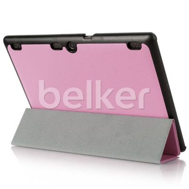 Чехол для Lenovo Tab 10.1 TB-X103F Moko кожаный Розовый смотреть фото | belker.com.ua