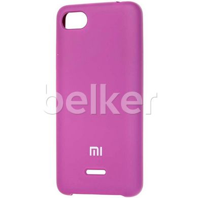Оригинальный чехол для Xiaomi Redmi 6A Silicone Case Фиолетовый смотреть фото | belker.com.ua