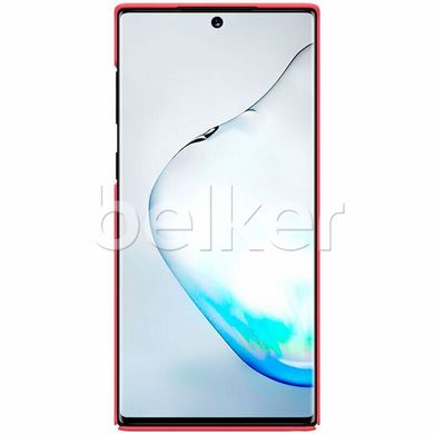 Пластиковый чехол для Samsung Galaxy Note 10 N970 Nillkin Frosted Shield Красный смотреть фото | belker.com.ua