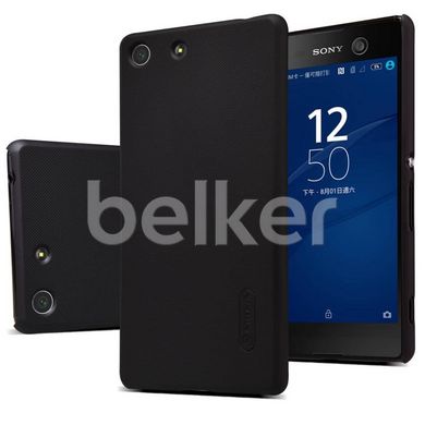 Пластиковый чехол для Sony Xperia M5 Nillkin Frosted Shield Черный смотреть фото | belker.com.ua