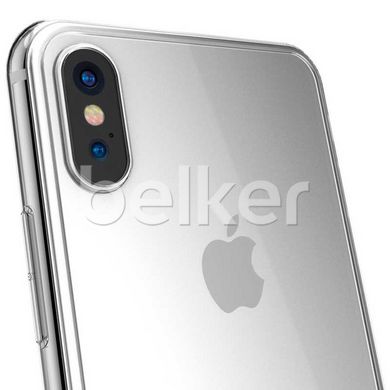 Силиконовый чехол для iPhone X Hoco ультратонкий прозрачный Прозрачный смотреть фото | belker.com.ua
