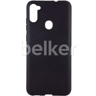 Силиконовый чехол для Samsung Galaxy A11 (A115) Honor Umatt TPU Черный смотреть фото | belker.com.ua