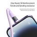 Кабель Type-C to Lightning Rock Z21 Transparency 1.2 метра Черный Черный в магазине belker.com.ua