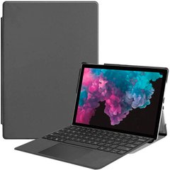 Чехол для Microsoft Surface Pro 7 12.3 2019 Moko кожаный Серый смотреть фото | belker.com.ua